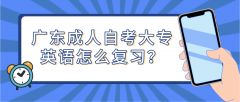 广东成人自考大专英语怎么复习？