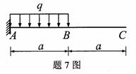 全国2009年10月高等教育自学考试工程力学（一）试题(图11)