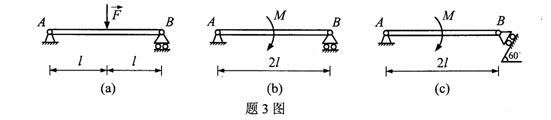 全国2009年10月高等教育自学考试工程力学（一）试题(图8)