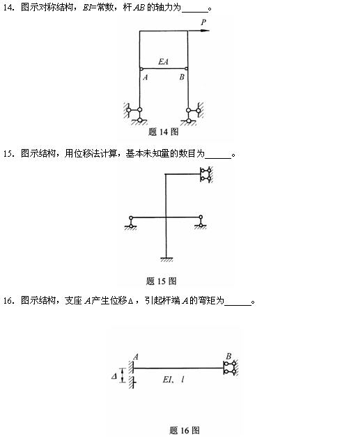 全国2010年4月高等结构力学(一)自考试题(图8)