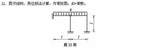 全国2010年4月高等结构力学(一)自考试题(图11)