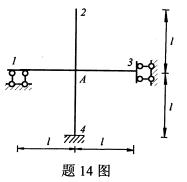 全国2008年4月高等教育自学考试结构力学(一)试(图11) 全国2008年4月高等教育自学考试结构力学(一)试(图11)