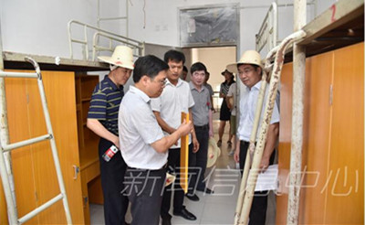 广东师大校领会校检查暑期基建维修和后勤保障工作(图1)